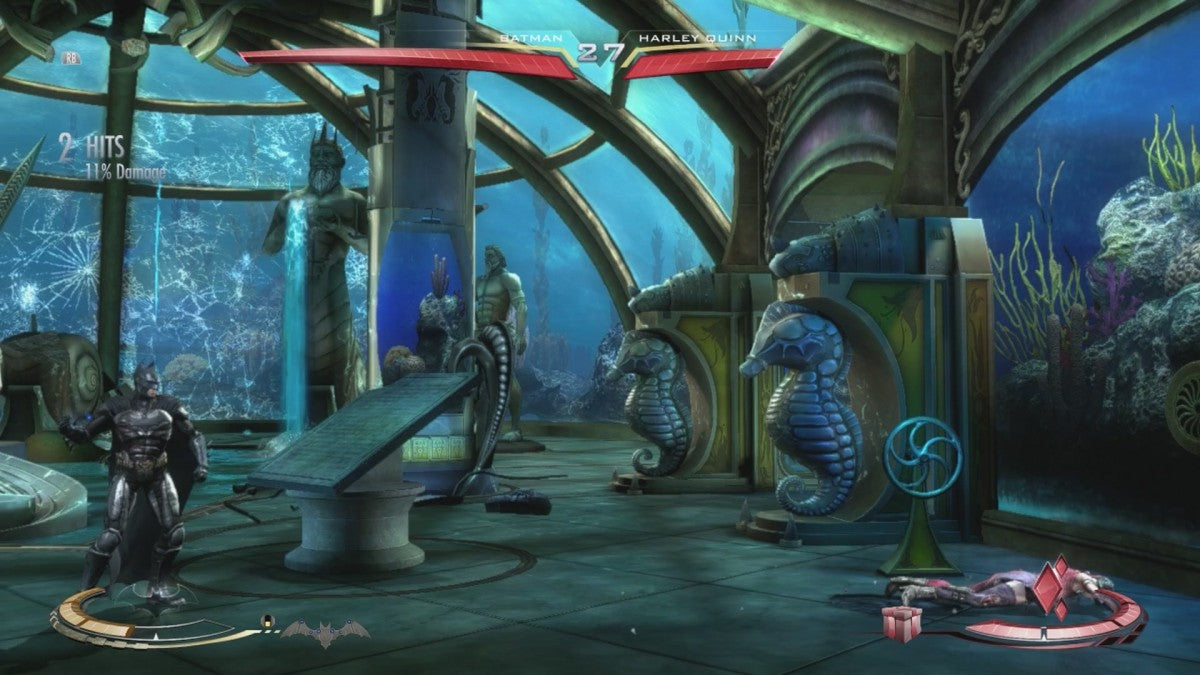 Injustice: Gods Among Us gameplay for Xbox 360 (X360) superhero fighting video game