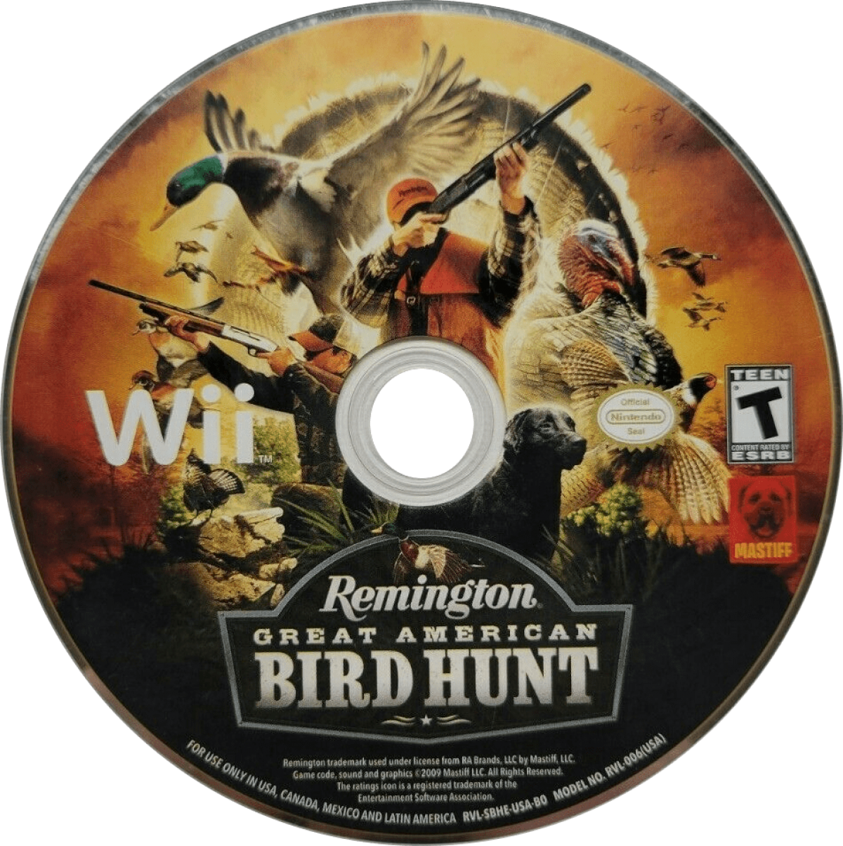 Remington Great American Bird Hunt – Nintendo Wii (Wii) hunting simulation shooting sports video game disc