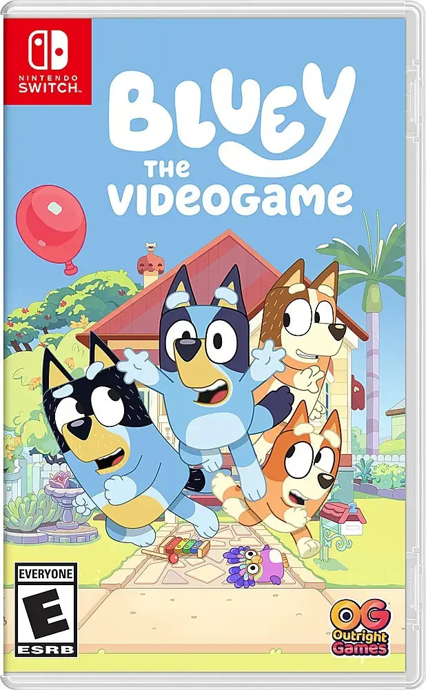 Bluey The Video Game cover art for Nintendo Switch (NS) video game