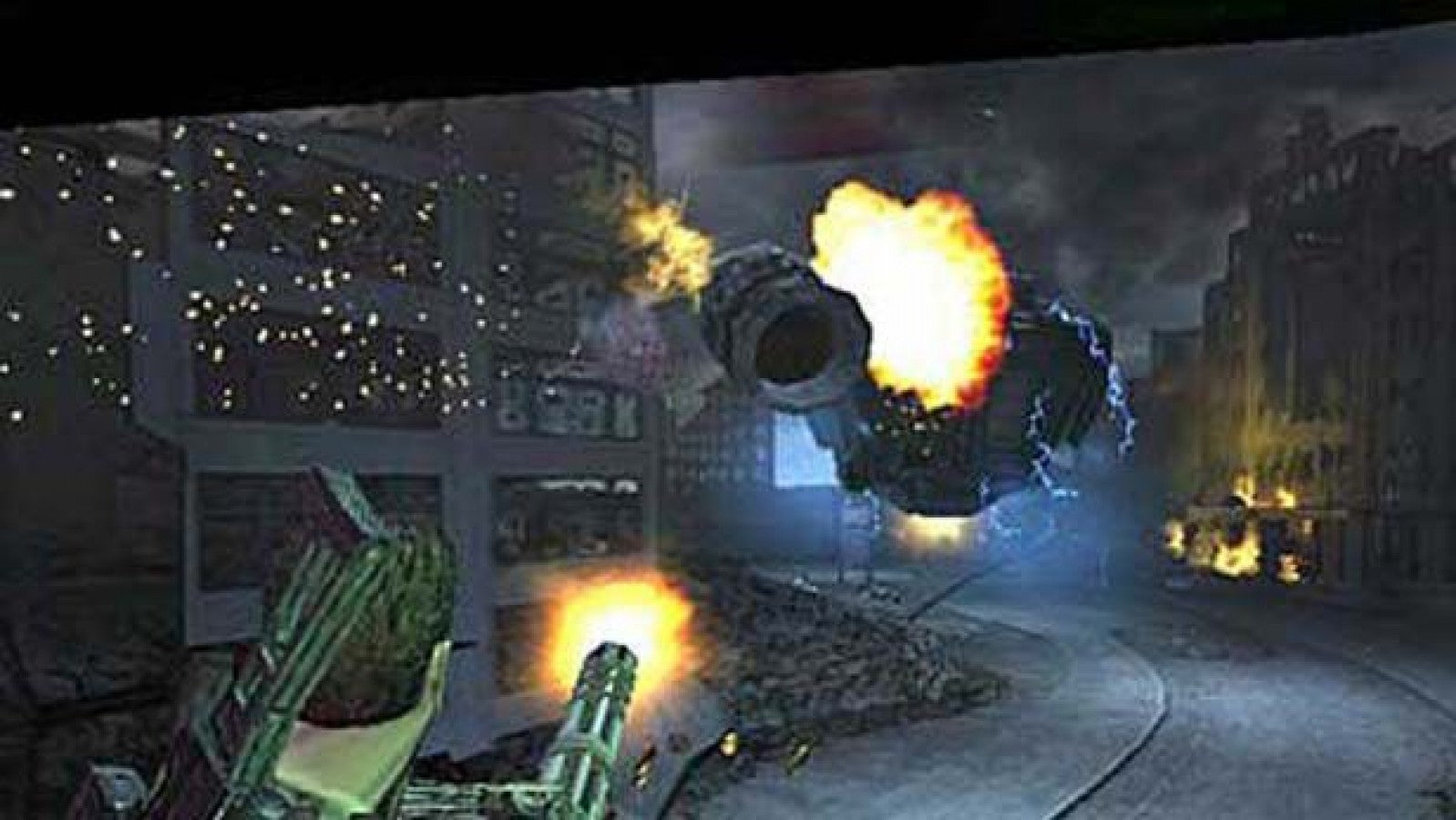 Terminator 3: Redemption – PlayStation 2 (PS2) video game gameplay, third-person action shooter.