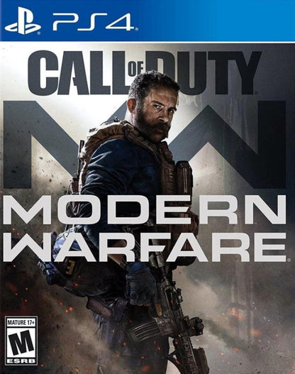 Call of Duty: Modern Warfare cover art for PlayStation 4 (PS4) first-person shooter video game