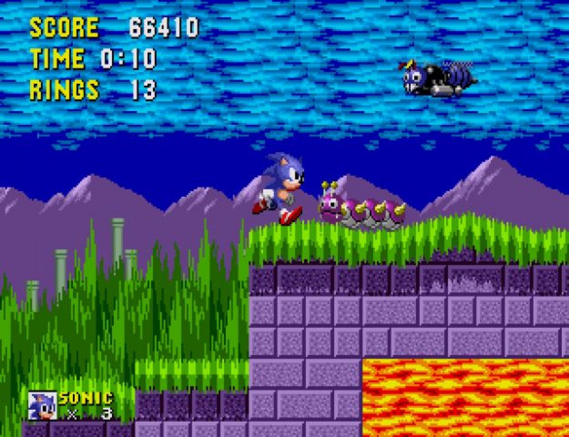 Sonic Mega Collection Players Choice GameCube Nintendo GameCube compilation classic Sonic the Hedgehog games retro platformer Sega Genesis titles Sonic 1 Sonic 2 Sonic 3 Sonic and Knuckles bonus content arcade platforming fast paced action Players Choice edition GameCube software video game title gameplay