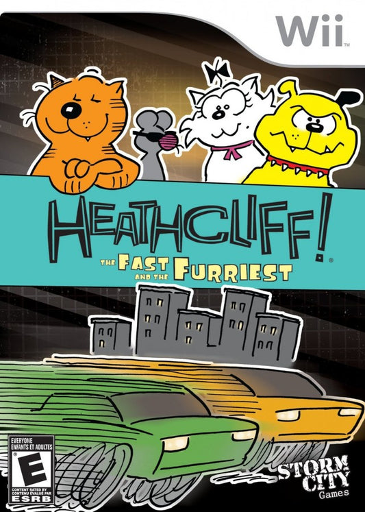 Heathcliff: The Fast and The Furriest – Nintendo Wii (Wii) kart racing action cover art for video game