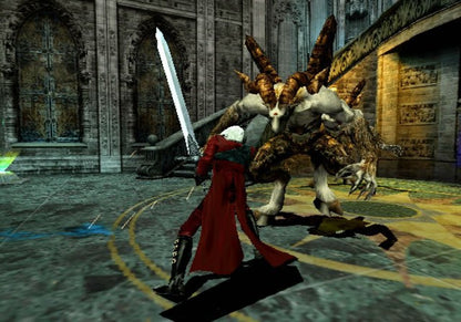 Devil May Cry 2 PlayStation 2 PS2 video game, action hack and slash, stylish combat, demon hunting gameplay, classic Capcom title gameplay screenshot