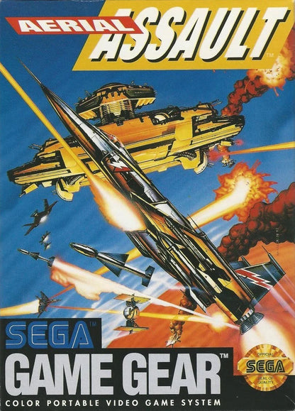 Aerial Assault cover art for Sega Game Gear (GG) video game