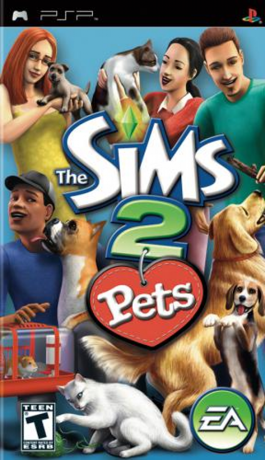 The Sims 2: Pets cover art for PlayStation Portable (PSP) video game
