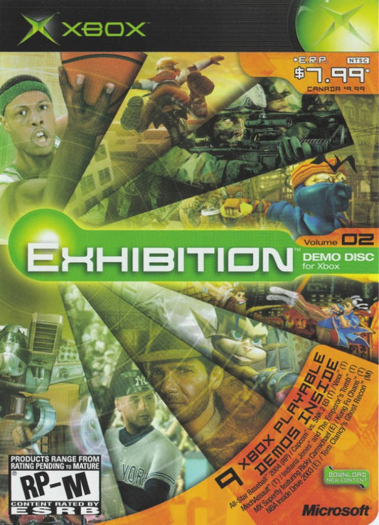 Xbox Exhibition Volume 2 cover art for Xbox (XBOX) video game