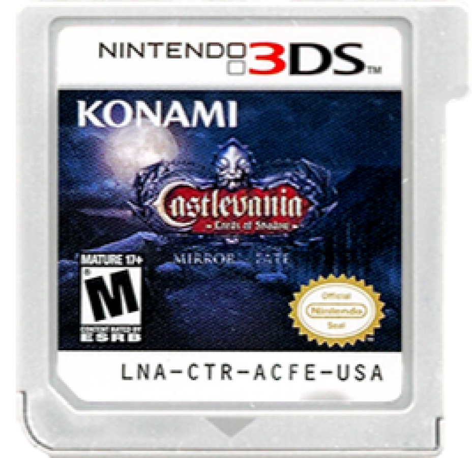 Castlevania: Mirror of Fate cartridge for Nintendo 3DS (3DS) action adventure video game