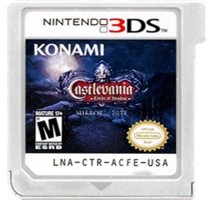 Castlevania: Mirror of Fate cartridge for Nintendo 3DS (3DS) action adventure video game