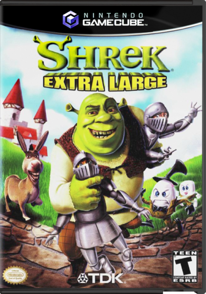 Shrek: Extra Large cover art for Nintendo GameCube (GC) action adventure video game