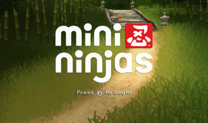 Mini Ninjas – Nintendo Wii (Wii) action-adventure stealth platformer video game title screen