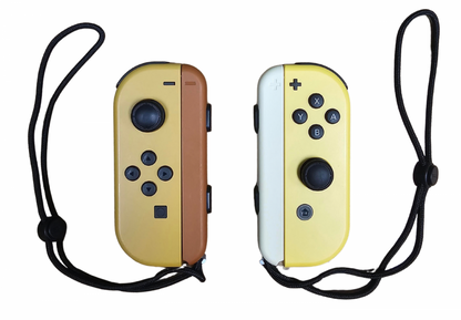 Pokémon Let's Go Pikachu Edition Nintendo Switch NS video game featuring Pokémon adventure gameplay Pikachu companion Kanto region exploration Pokémon catching turn based battles trainer challenges colorful environments and classic Nintendo Switch gameplay Pokémon collection collectible gaming appeal front of joycons
