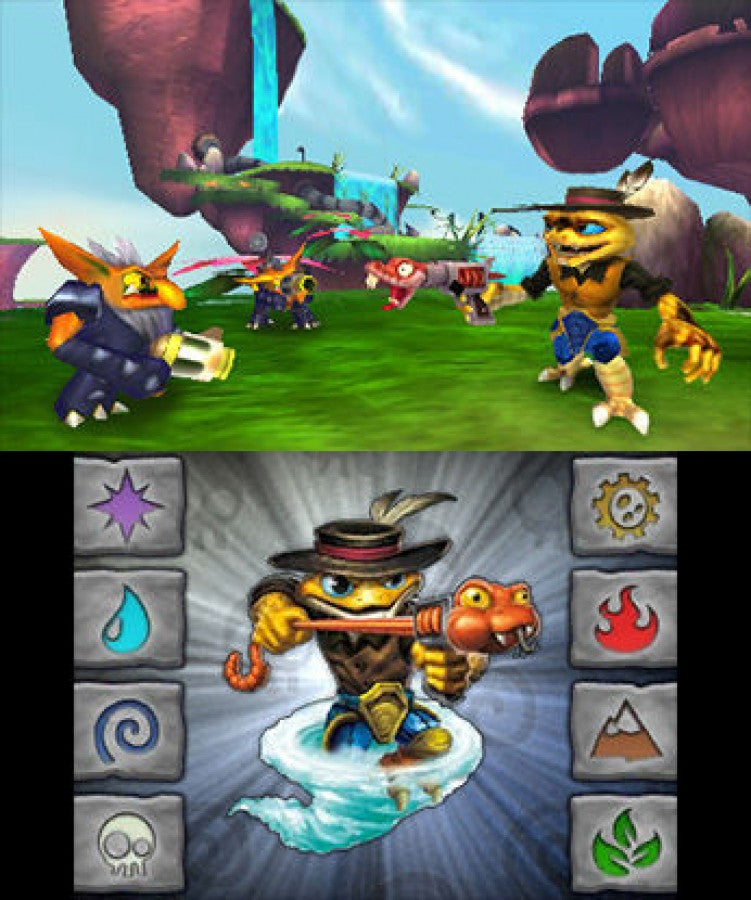 Skylanders: Swap Force gameplay for Nintendo 3DS (3DS) action adventure video game