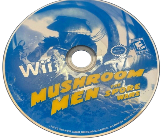 Mushroom Men: The Spore Wars – Nintendo Wii (Wii) action-adventure platformer shooter video game disc