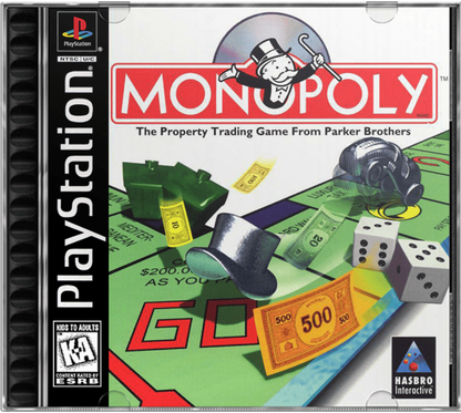Monopoly cover art for PlayStation 1 (PS1) video game