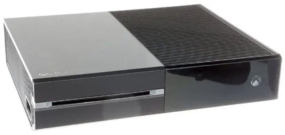 Retro Xbox One 500GB console inspired design featuring sleek Microsoft gaming system aesthetic black multimedia hardware wireless controller home entertainment setup eighth generation gaming nostalgia cinematic HD console presentation top angle 
