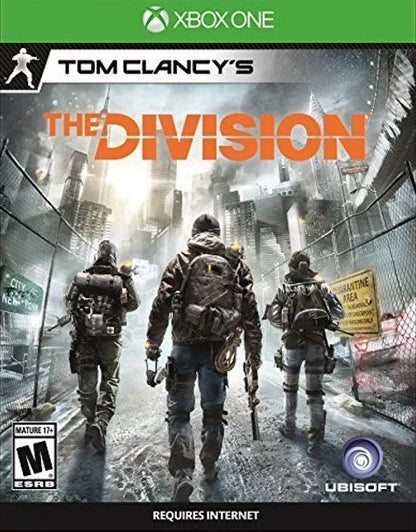 Tom Clancy's The Division – Xbox One (XONE) cover art for online open-world third-person shooter video game