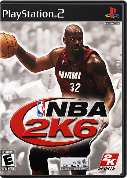 NBA 2K6 – PlayStation 2 (PS2) basketball sports video game cover art