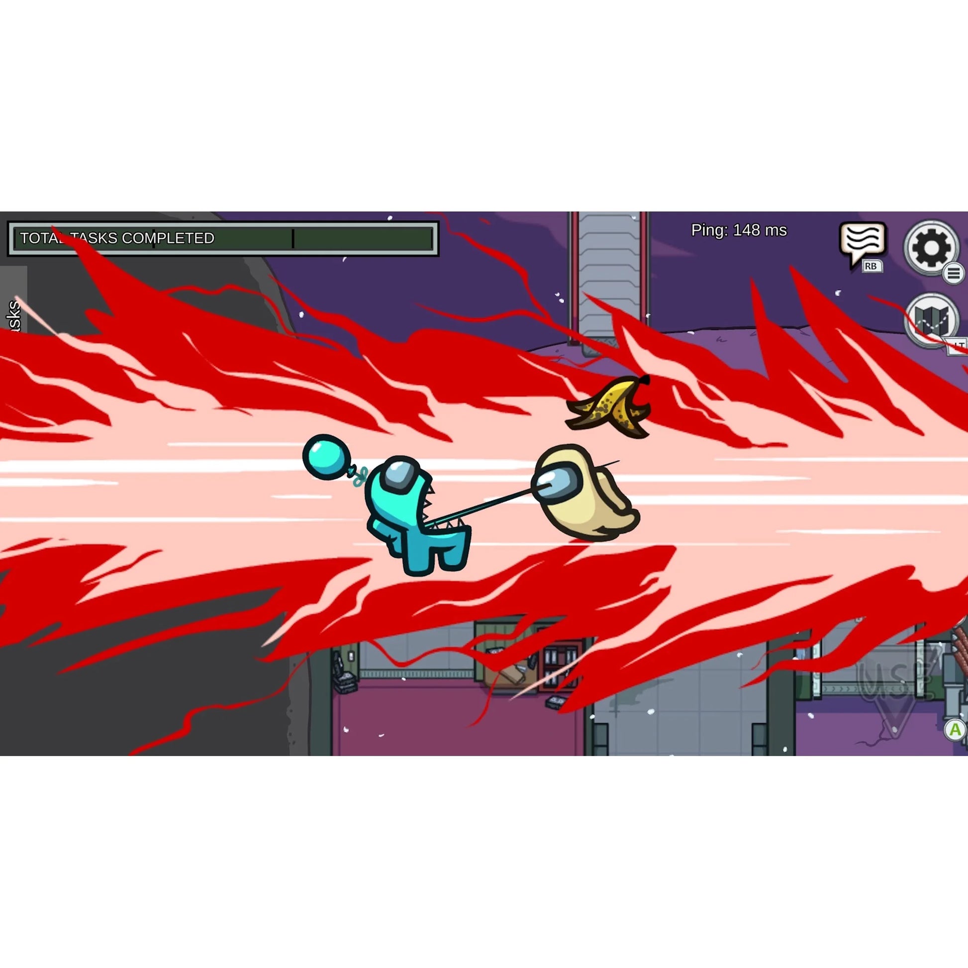 Among Us [Ejected Edition] gameplay for Xbox One (XONE) multiplayer social deduction video game