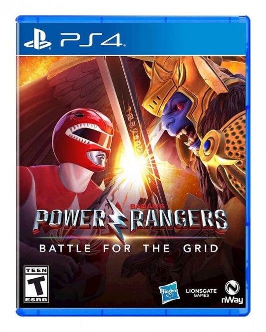 Power Rangers: Battle for the Grid cover art for PlayStation 4 (PS4) video game