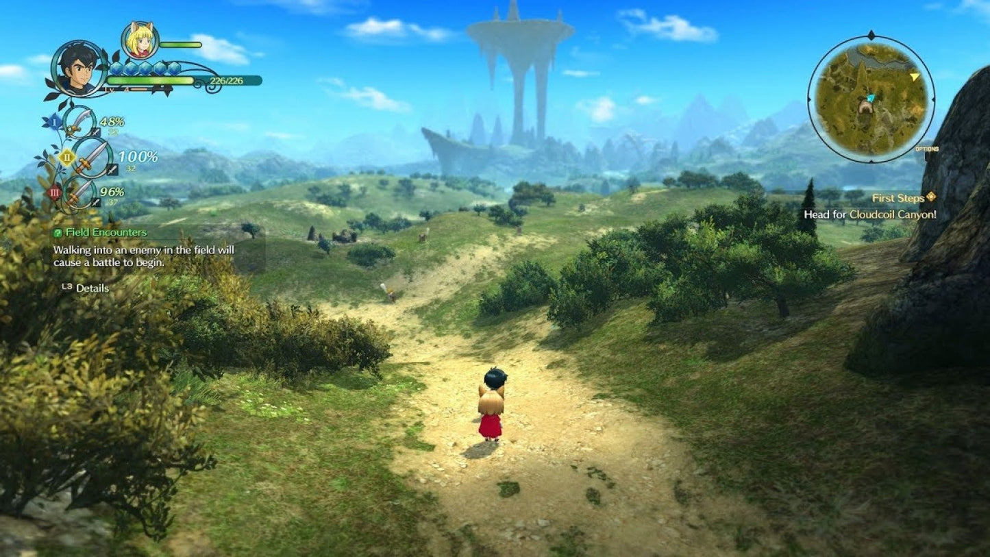 Ni no Kuni II: Revenant Kingdom for PlayStation 4 fantasy action RPG featuring real time combat kingdom building anime style visuals epic story adventure gameplay 