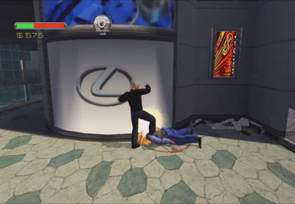 Minority Report Everybody Runs for GameCube featuring action adventure gameplay based on the sci fi film gameplay screenshot