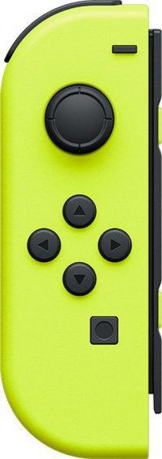 Nintendo Switch Yellow Joy-Con Controller for video game enthusiasts featuring vibrant green finish wireless motion controls HD Rumble responsive buttons multiplayer compatibility versatile handheld and docked play support and collectible gaming appeal L