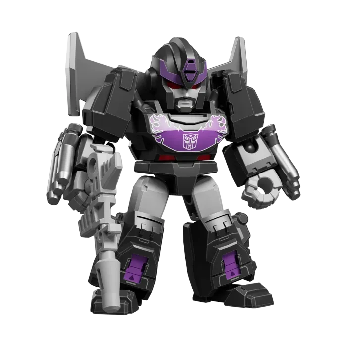 Blokees Transformers Defender Version 06 blind box collectible mini action figure snap fit robot toy Decepticon Autobot character detailed poseable display piece for fans