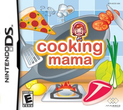 Cooking Mama cover art for Nintendo DS (DS) cooking simulation mini-game video game