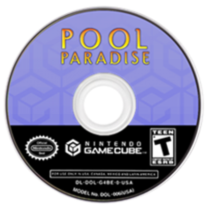Pool Paradise Nintendo GameCube for retro video game enthusiasts featuring realistic billiards gameplay multiple pool game modes immersive tournament competition skill based cue control detailed table environments and collectible gaming appeal disc