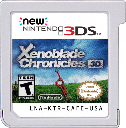Xenoblade Chronicles 3D cartridge for Nintendo 3DS (3DS) action role-playing video game