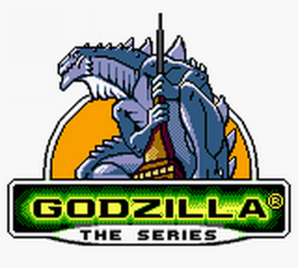 Godzilla: The Series Game Boy Color action platformer video game title screen
