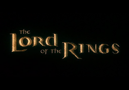 The Lord of the Rings: Return of the King title screen for PlayStation 2 (PS2) video game