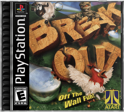 Breakout cover art for PlayStation 1 (PS1) video game