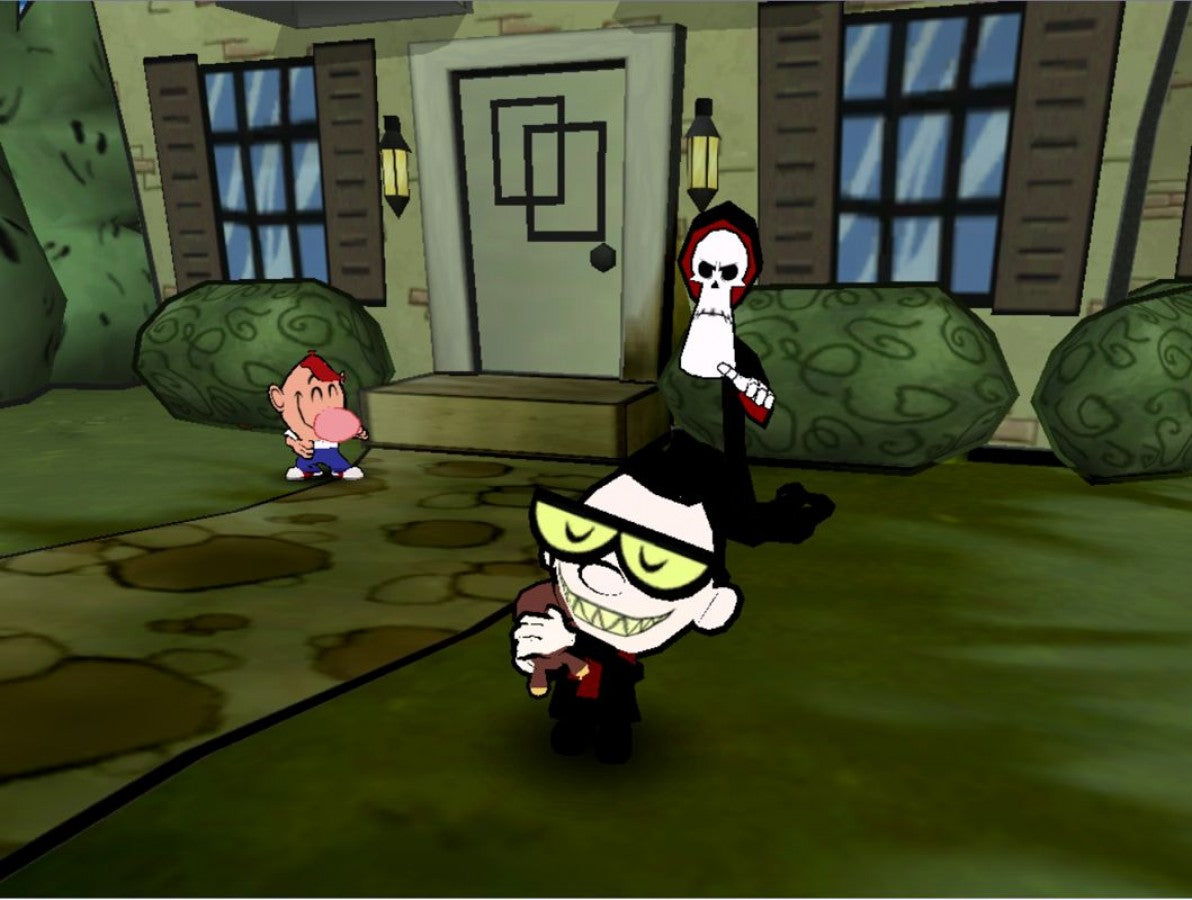 The Grim Adventures of Billy & Mandy gameplay for GameCube (GC) game featuring cartoon-inspired action platformer gameplay based on the classic Cartoon Network series 