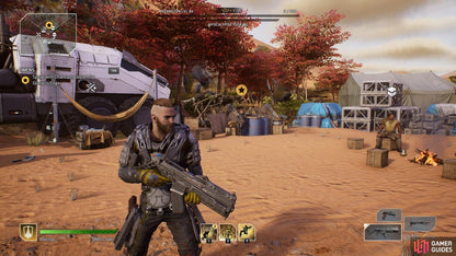 Outriders: Worldslayer for PlayStation 4 (PS4) at Gamers INC, featuring the definitive co-op looter-shooter experience with a massive new campaign, the endgame Trial of Tarya Gratar, and powerful Apocalypse Tier gear to customize your ultimate Altered warrior gameplay screenshot