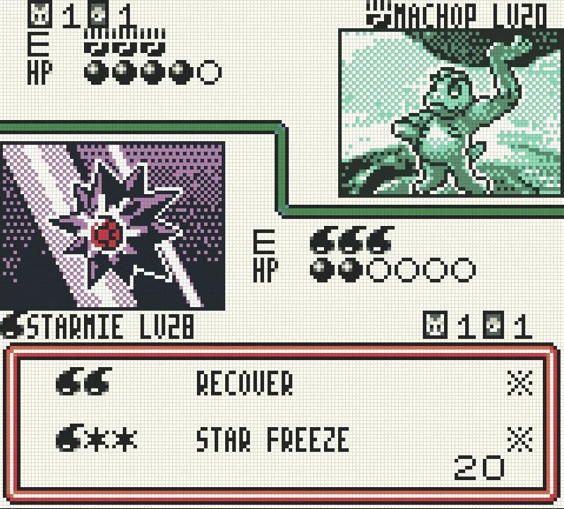 Pokemon Trading Card Game Game Boy Color GBC handheld strategy video game collectible card battling based on the physical card game gameplay screenshot
