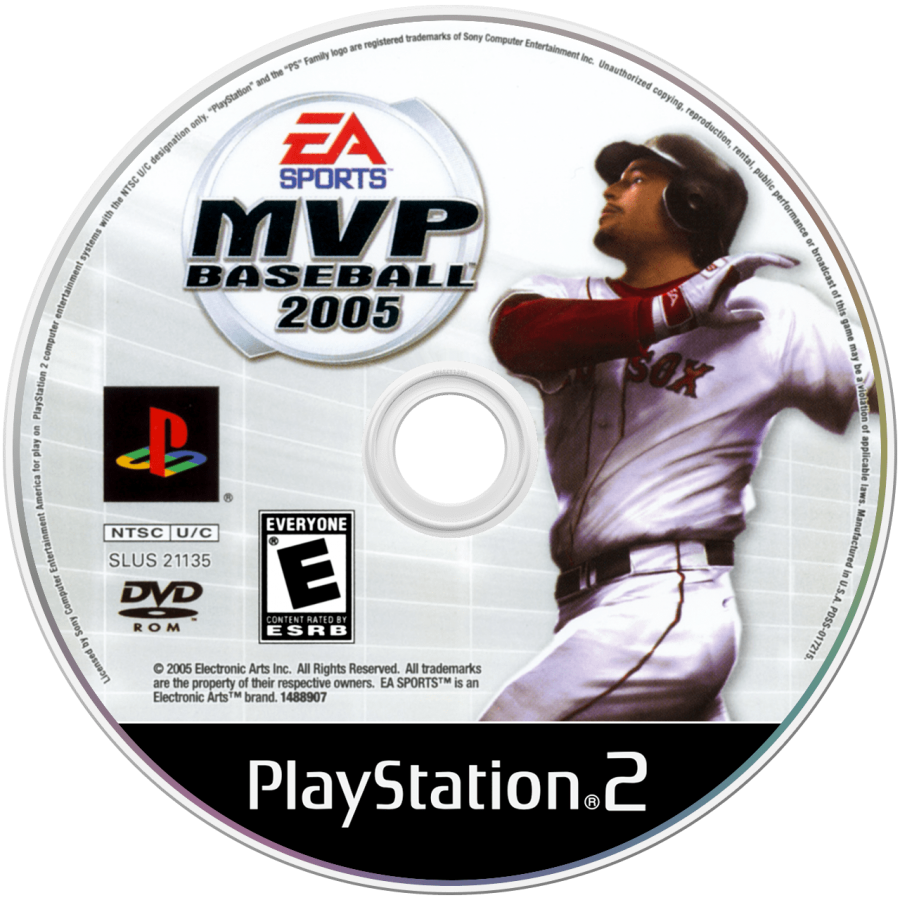 MVP Baseball 2005 – PlayStation 2 (PS2) baseball sports video game disc