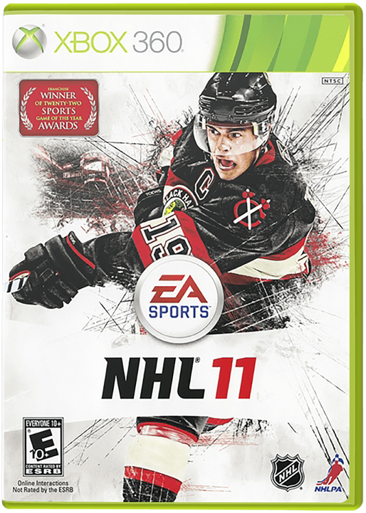 NHL 11 cover art for Xbox 360 (X360) sports ice hockey video game