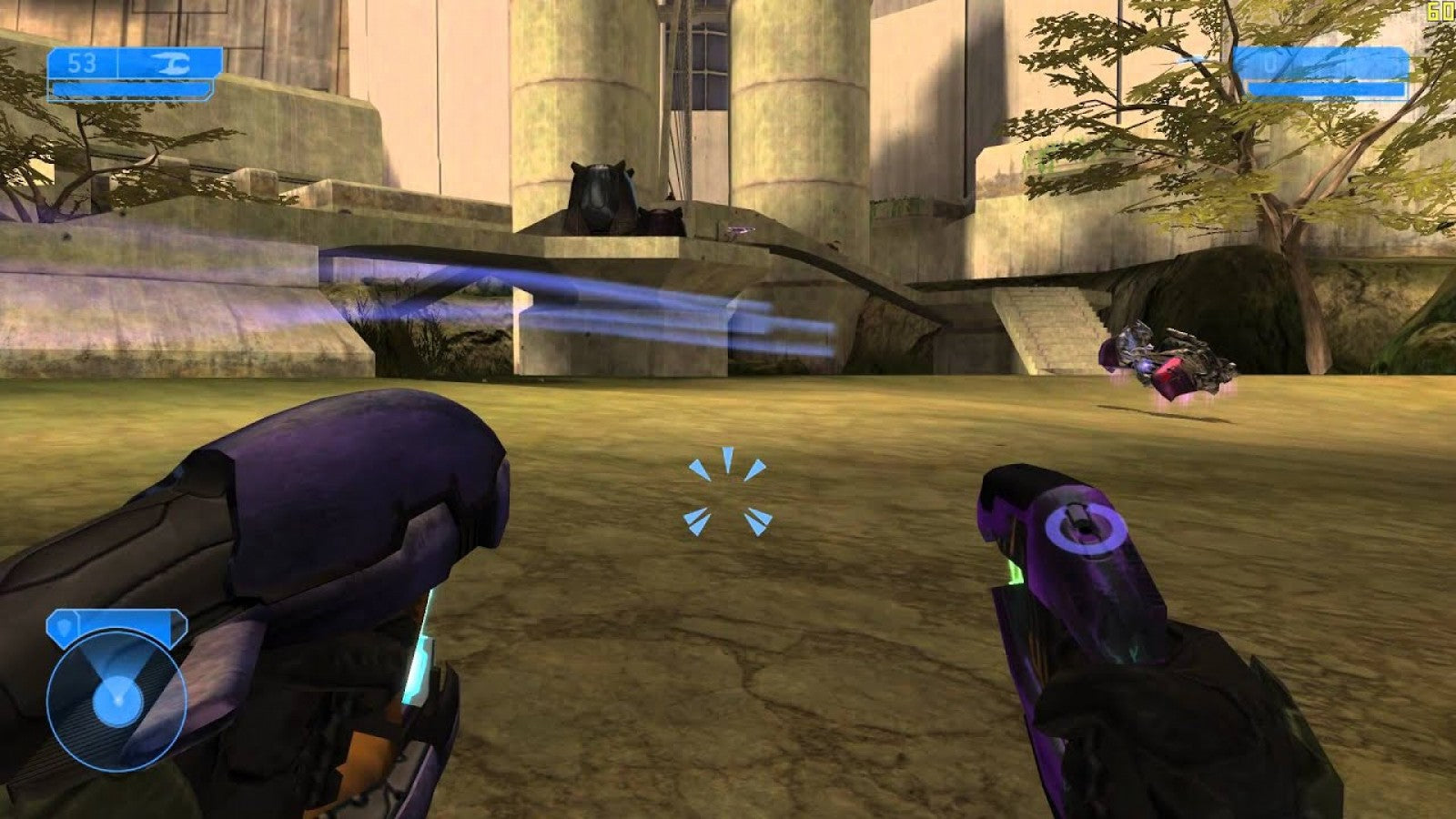 Halo 2 Platinum Hits Xbox inspired design featuring legendary sci fi first person shooter aesthetic Master Chief interstellar warfare futuristic alien battles iconic multiplayer action cinematic campaign gameplay classic Xbox gaming nostalgia presentation gameplay 