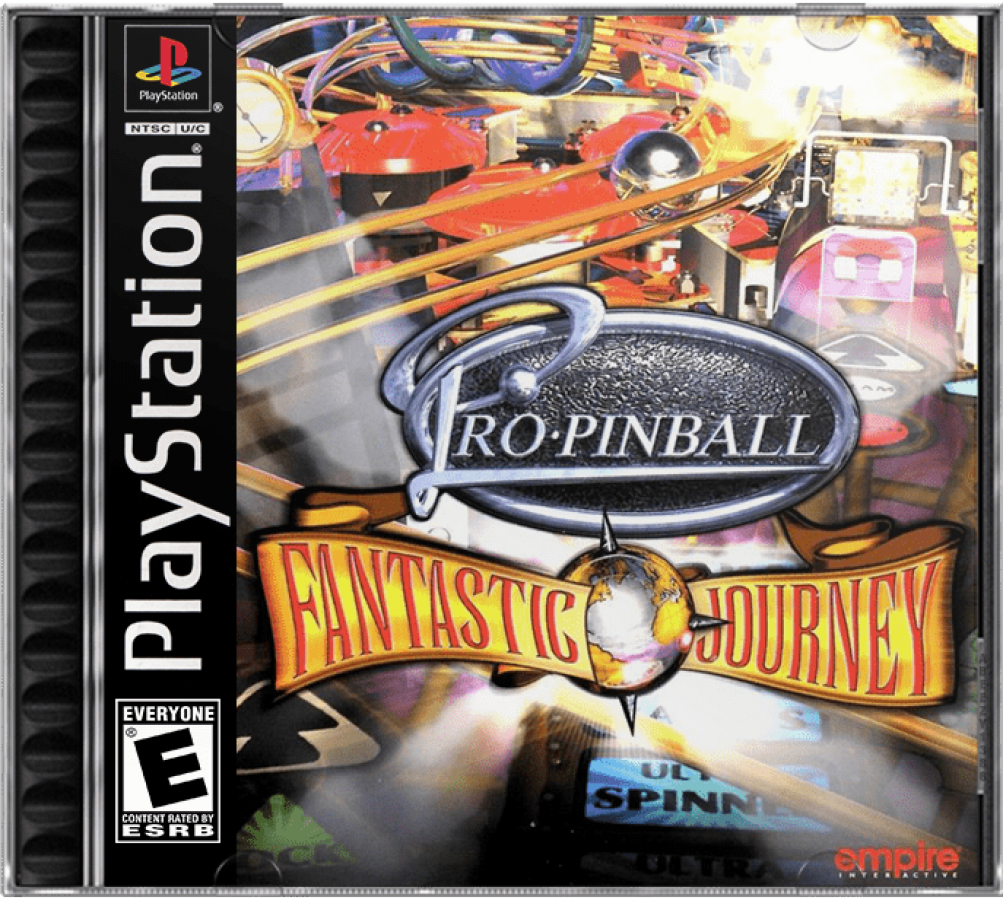 Pro Pinball: Fantastic Journey cover art for PlayStation 1 (PS1) arcade video game 