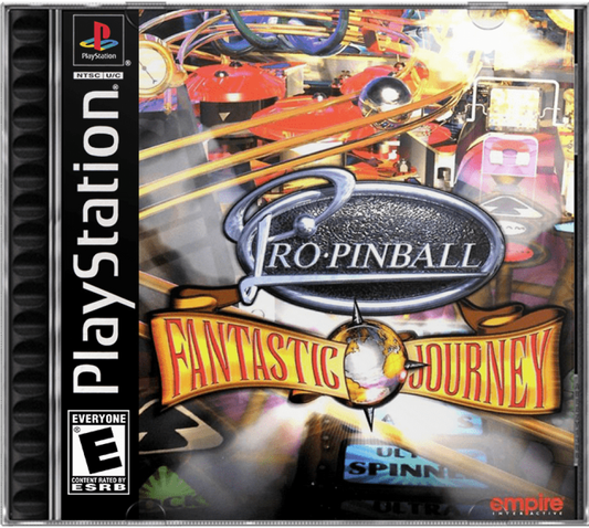 Pro Pinball: Fantastic Journey cover art for PlayStation 1 (PS1) arcade video game 