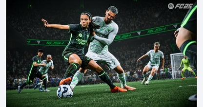 EA Sports FC 25 PlayStation 5 PS5 for soccer sports video game fans featuring realistic football matches licensed clubs and players career mode Ultimate Team gameplay tactical options skill moves passing shooting goalkeeping competitive multiplayer and immersive next generation soccer action collectible gaming appeal gameplay