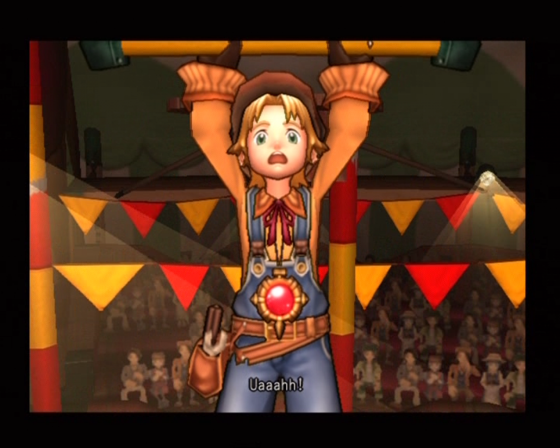 Dark Cloud 2 for PlayStation 2 action RPG adventure game featuring dungeon crawling weapon building town creation cel shaded fantasy story gameplay 