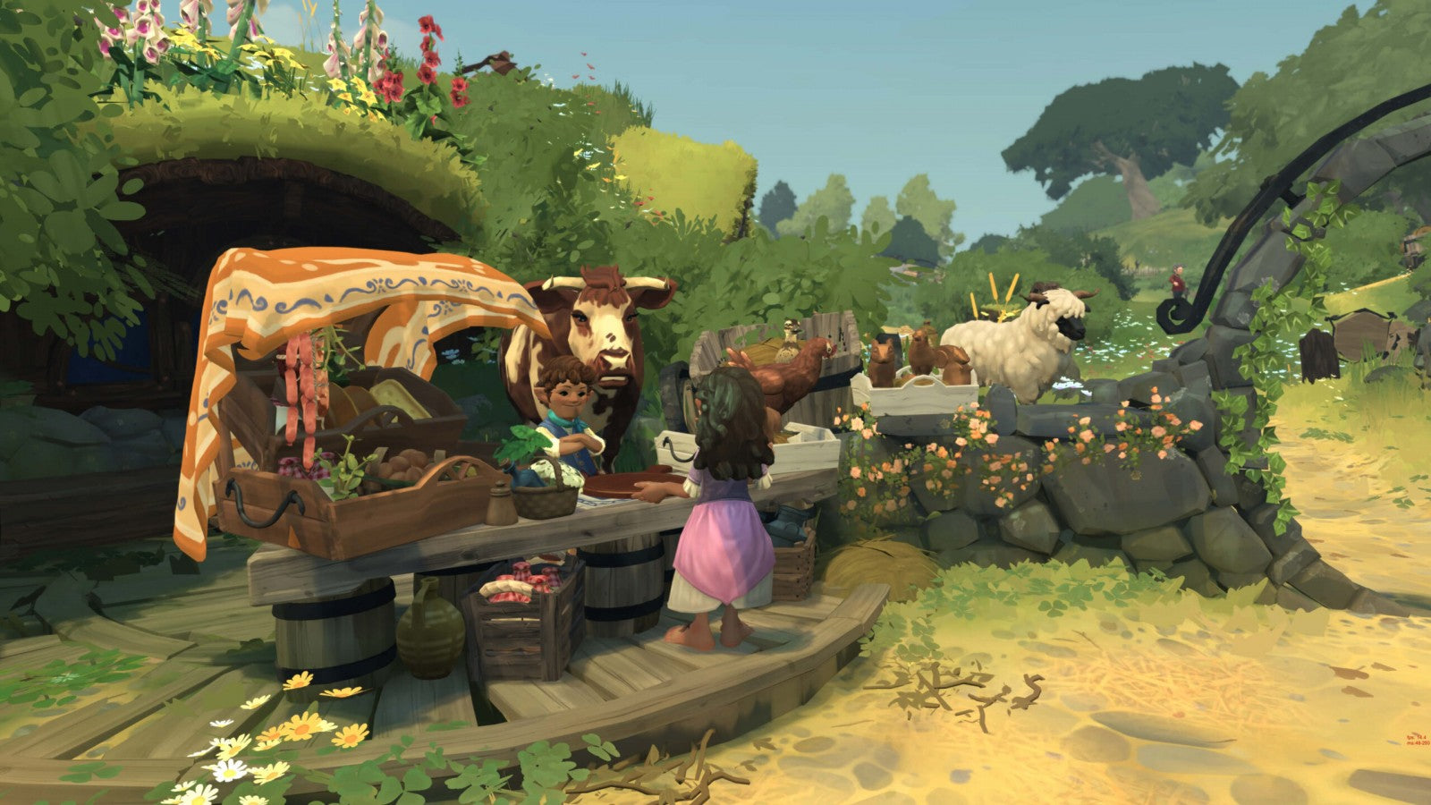 Tales of the Shire A The Lord of the Rings Game PlayStation 5 PS5 for cozy life simulation adventure video game fans featuring Hobbit life in the Shire farming gardening cooking fishing home customization community activities exploration and relaxing Middle earth gameplay collectible gaming appeal gameplay