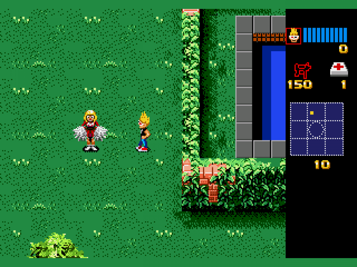 Zombies Ate My Neighbors Sega Genesis classic run and gun co-op survival horror themed rescue neighbors across 55 levels cult classic gameplay 