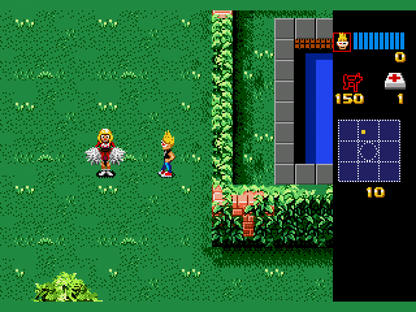 Zombies Ate My Neighbors Sega Genesis classic run and gun co-op survival horror themed rescue neighbors across 55 levels cult classic gameplay 
