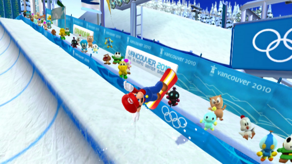 Mario and Sonic Olympic Winter Games gameplay for Nintendo Wii (Wii) video game
