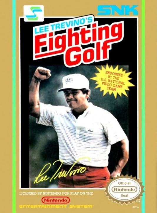 Cover art for Lee Trevino's Fighting Golf -- NES video game
