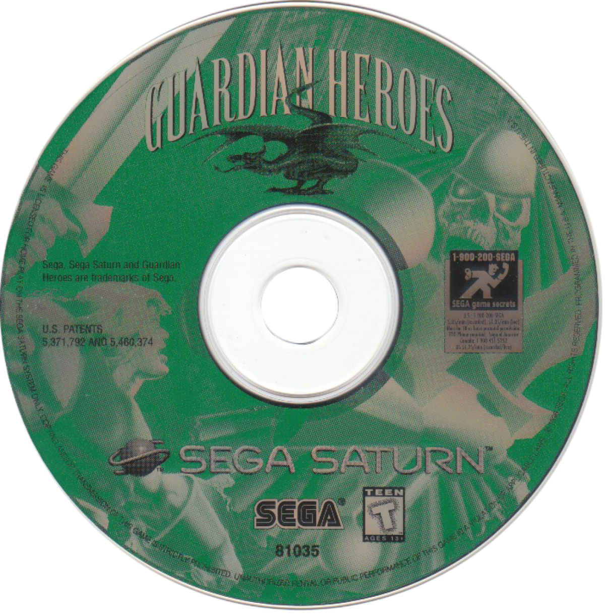 Guardian Heroes Sega Saturn action RPG beat em up hybrid Treasure Studios side scrolling combat branching story multiple endings magic combo system cooperative multiplayer arena battles retro gaming Sega Saturn software video game title disc